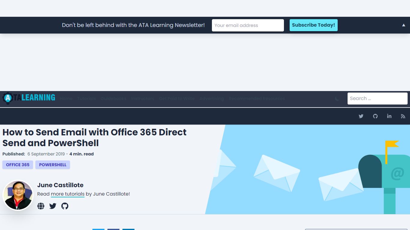 How to Send Email with Office 365 Direct Send and PowerShell - ATA Learning